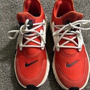 Nike Red and White Athletic Shoes